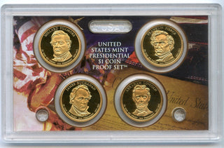 2010 United States Presidential Dollar Proof Set 4 Coins US Mint San Francisco