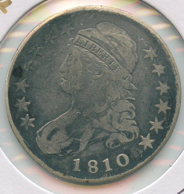 1810 Silver Bust Half Dollar 50c Philadelphia Mint - SS697