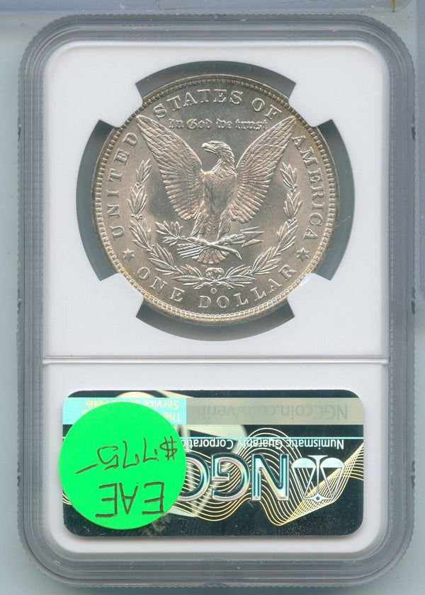 1880-O Silver Morgan Dollar NGC MS63 New Orleans Mint - KR629