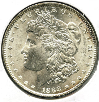 1888 Morgan Silver Dollar - Uncirculated - Philadelphia Mint - J873