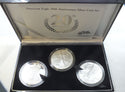 2006 American Eagle Silver Dollar 20th Anniversary 3-Coin Set US Mint - H978