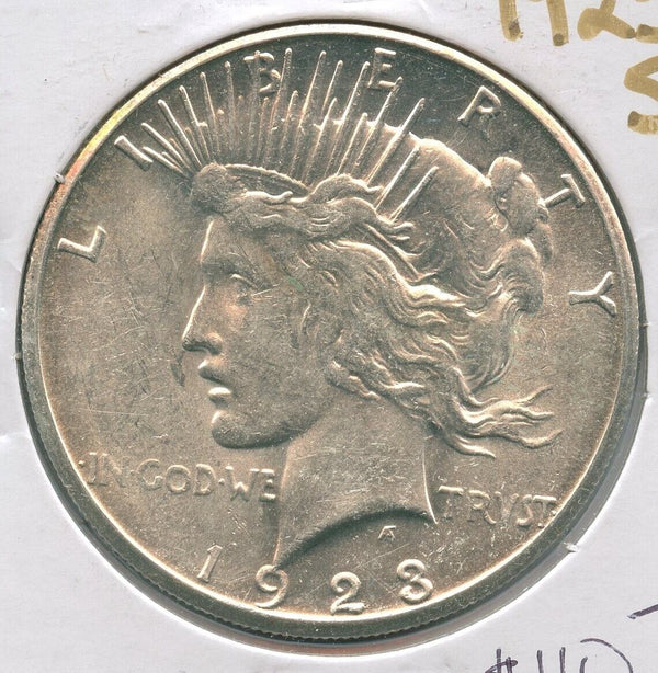 1923-S Peace Silver Dollar $1 San Francisco Mint - SS865