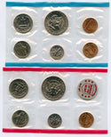 1972 Uncirculated Mint Set Philadelphia & Denver United States US 11 Coins P & D