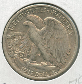 1936-S Walking Liberty Silver Half Dollar 50c San Francisco Mint - SR586