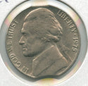 1975 Jefferson Nickel 5c Double Clipped Error Coin - SR746