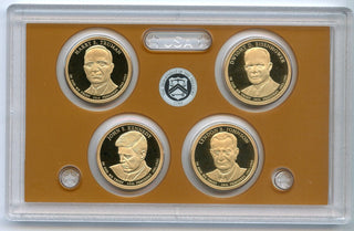 2015 United States Presidential Dollar Proof Set 4 Coins US Mint San Francisco