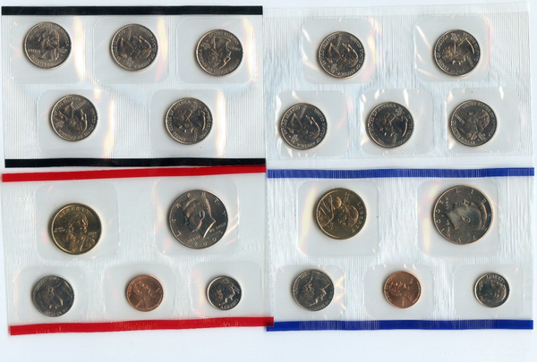 2001 P & D US Uncirculated Mint Set 20 Coin United States Philadelphia & Denver