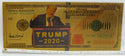 Trump 2020 Keep America Great $1000000 Million Novelty 24k Gold Plate Note LG309