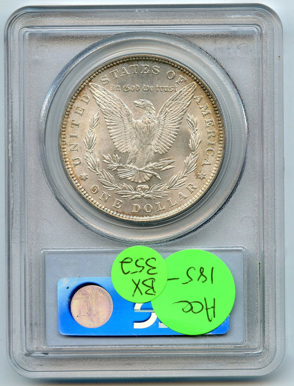 1885 Morgan Silver Dollar PCGS MS64 Toning Toned - Philadelphia Mint - BX352