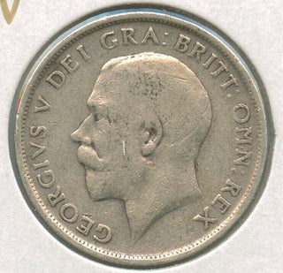 1917 Great Britain One Shilling Silver Coin - King George V  - SS117