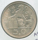 1948 Unc Silver Belgium 50 Francs Coin - Leopold III - SR91