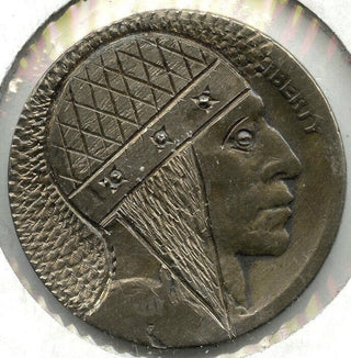 Hobo Nickel Engraved Coin - United States Buffalo Indian Head - B949