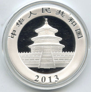 2013 China Silver Panda 1 oz Chinese Bullion Coin 10 Yuan - One Ounce - H416