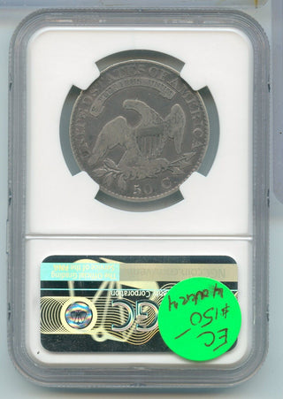 1824-P 4 Over 4 Silver Bust Half Dollar 50c NGC F 15 Philadelphia Mint - SS372