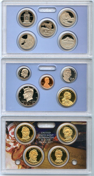 2010 United States Proof Set 14 Coins U.S. Mint San Francisco OGP National Parks