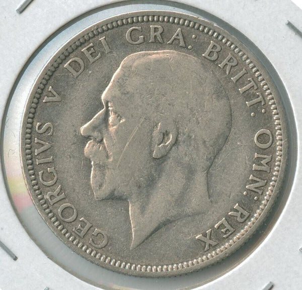 1928 Great Britain Silver One florin Coin .5000 George V - SR460