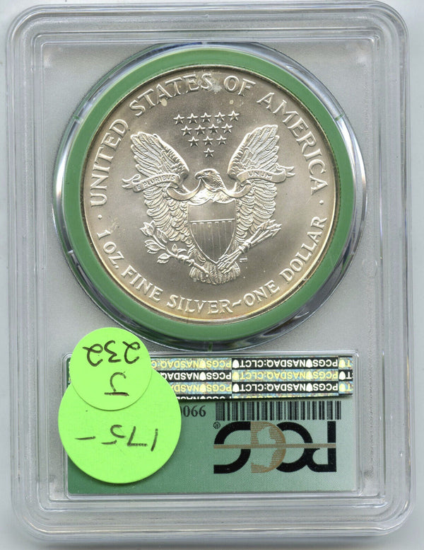 1996 American Eagle Silver Dollar PCGS MS69 Green Label US Mint Sealed Box J232