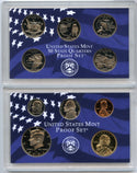 2002 United States Proof Set 10 Coins U.S. Mint San Francisco State Quarters