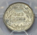 1899 Barber Silver Dime PCGS MS63 Certified - Toning Toned - Philadelphia - H386