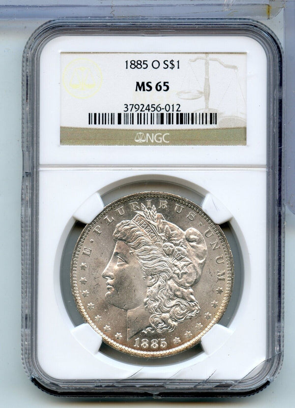 1885-O Morgan Silver Dollar NGC MS65 New Orleans Mint - KR893