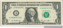 2013 One Dollar Repeater Bill Note $1 Federal Reserve Note - SS564