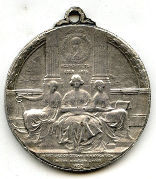 1909 Hudson Fulton Celebration Silver Medal - American Numismatic Society H792