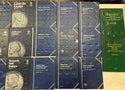 Lot Of 20 Used Whitman Coin Albums Half Dollars Quarters Dimes Dollars - KR939