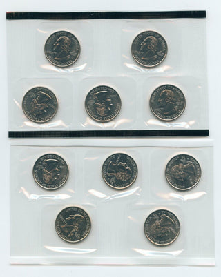 1999-P & D US Uncirculated Mint Set 10 Coin Set United States Philadelphia