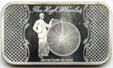 The High Wheeler 999 Silver 1 oz Art Bar Ingot Medal Madison Mint - H443