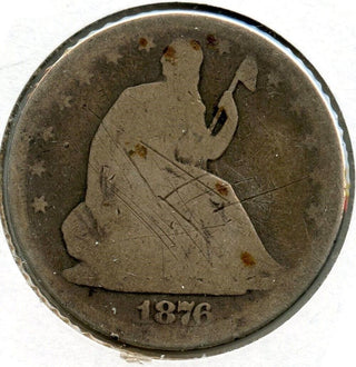 1876 Seated Liberty Silver Half Dollar - Philadelphia Mint - BT351
