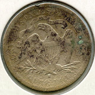 1876-S Seated Liberty Silver Quarter - San Francisco Mint - BR373