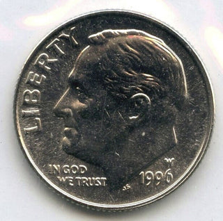 1996-W Roosevelt Dime - Uncirculated OGP Cellophane - West Point Mint - K437