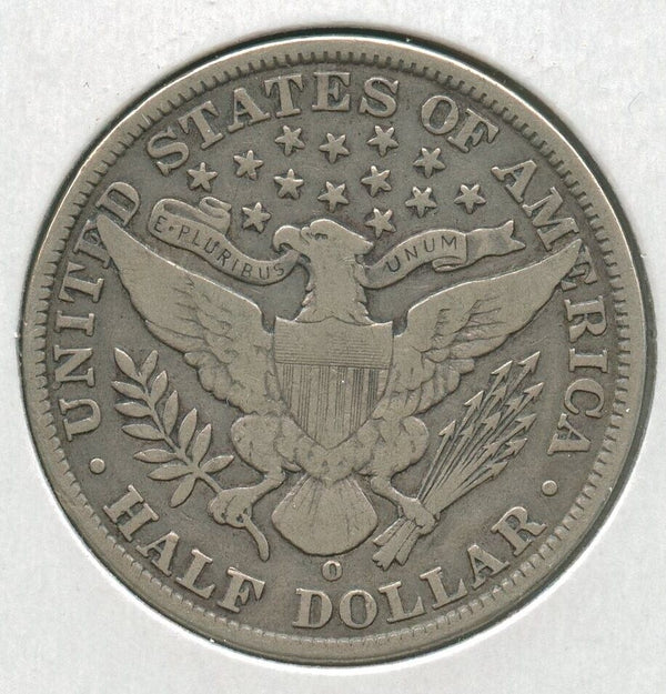 1904-O Silver Barber Half Dollar 50c New Orleans Mint -SS754