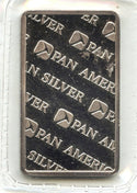 Pan American 999 Silver 1/4 oz Troy Ingot Bar Medal Northwest Territorial - J122