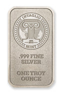 Intaglio Mint 999 Fine Silver 1 oz Ingot Medal Bar Bullion Ounce In Tal Yo JP399