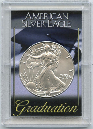 Graduation 2023 American Eagle Silver Dollar 1 oz School Class Student Coin Gift