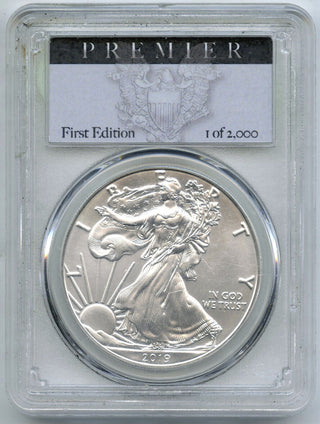 2019 American Eagle 1 oz Silver Dollar PCGS MS 70 First Edition Premier - G131