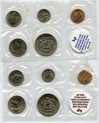 1982 Uncirculated Mint Coin Set P + D Philadelphia Denver Krause - H377