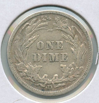 1910-D Silver Barber Dime 10c Denver mint - SS147