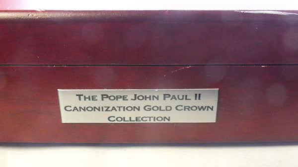 2014 Pope John Paul II Cook Islands 24k Gold-plated Coin Collection Set - J740