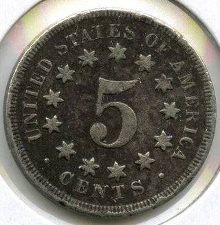 1869 Shield Nickel - J43