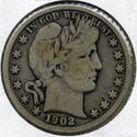 1902-O Barber Silver Half Dollar - New Orleans Mint - A665