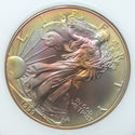 1999 American Eagle 1 oz Silver Dollar - Toning Toned - Bullion Coin - J363