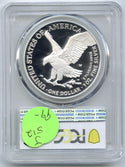 2023-W American Eagle 1 oz Proof Silver Dollar PCGS PR 70 DCAM West Point J512