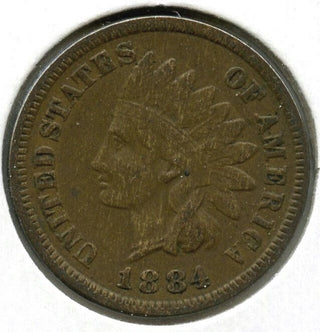 1884 Indian Head Cent Penny - E343