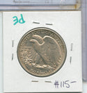 1934-S  Silver Walking Liberty Half Dollar 50c San Francisco Mint  - SS816