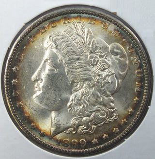 1899-O Morgan Silver Dollar - Toning Toned - New Orleans Mint - J824