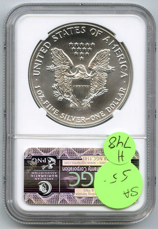 1992 American Eagle 1 oz Silver Dollar NGC MS69 Certified US Mint Bullion - H748