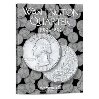 Washington Quarters 1988 - 1998 Set Coin Folder - Harris Album 2691