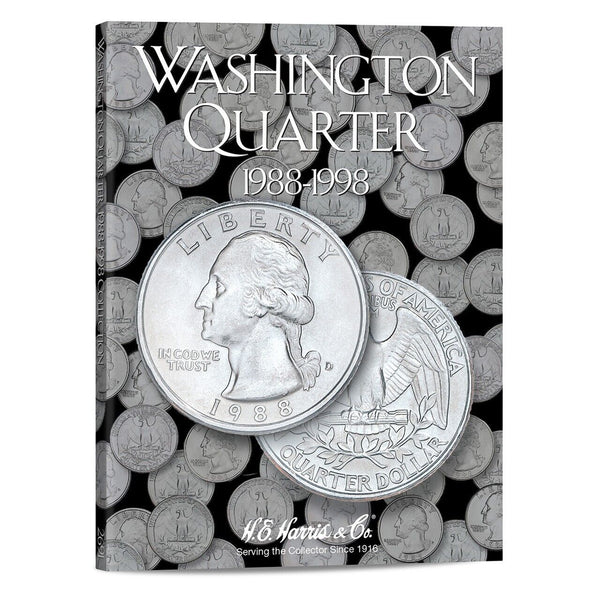 Washington Quarters 1988 - 1998 Set Coin Folder - Harris Album 2691